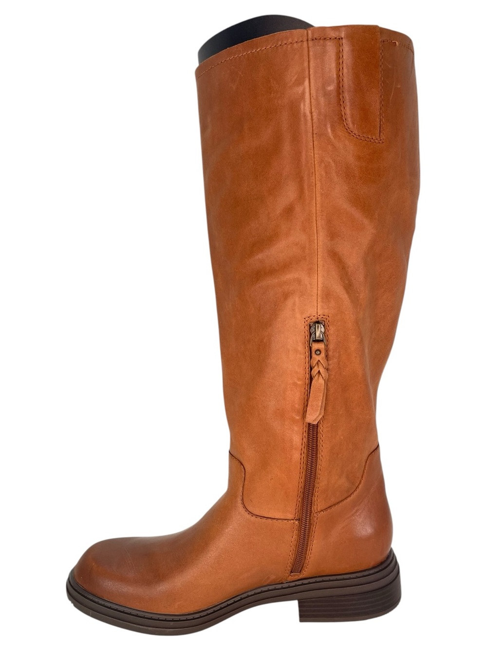Naturalizer On Time Brown Leather Wide Calf Knee High Womens Boots Size 9.5M - Picture 5 of 15